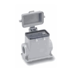 Embase en saillie 10B, Aluminium moulé sous pression, Alliage de zinc moulé, IP65, Sortie horizontale, PG29